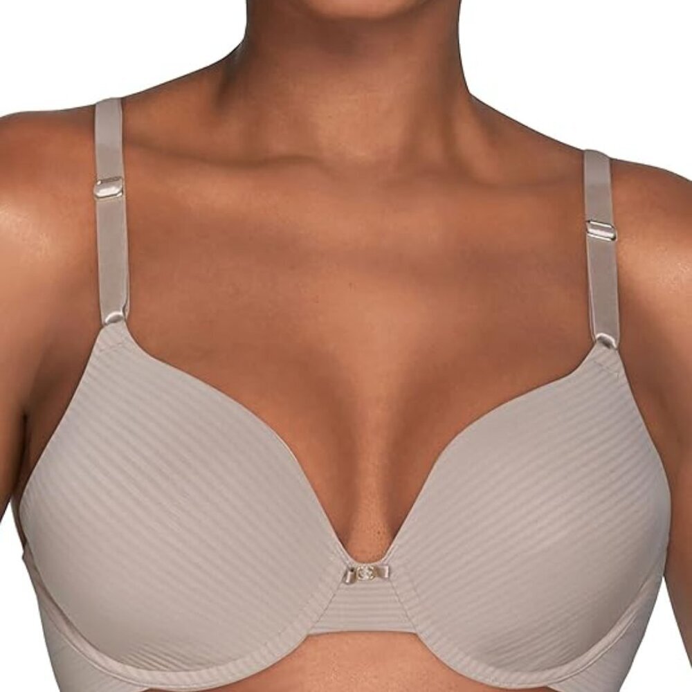 Vanity Fair Bra Coconut Stripe 38D NWT